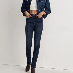 Madewell Roadtripper Stovepipe High Rise Slim Jeans (25)